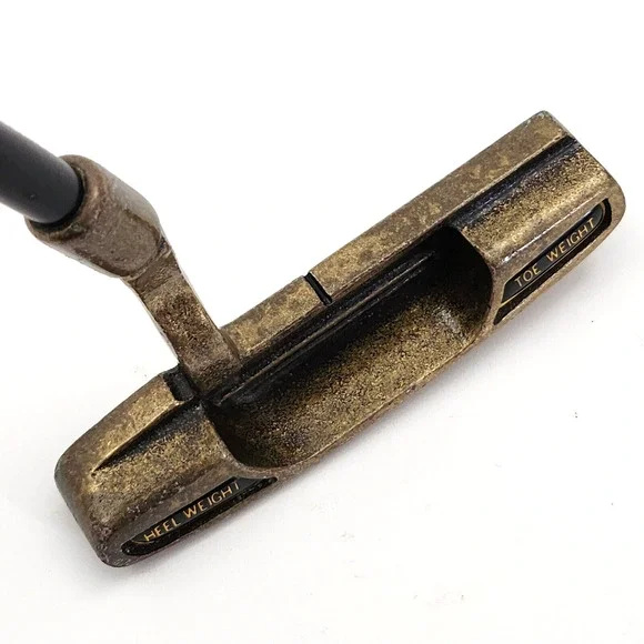 Master Grip Toe-Heel Weight Milled Face Putter Steel 36" Right Handed